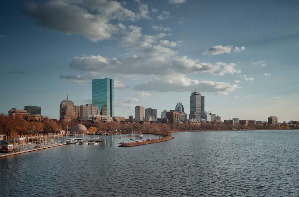 Boston Sky Fall Water Boats.