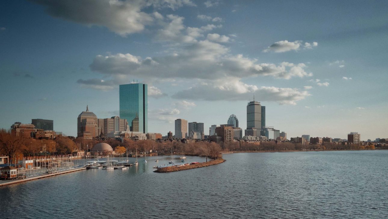 Boston Sky Fall Water Boats.