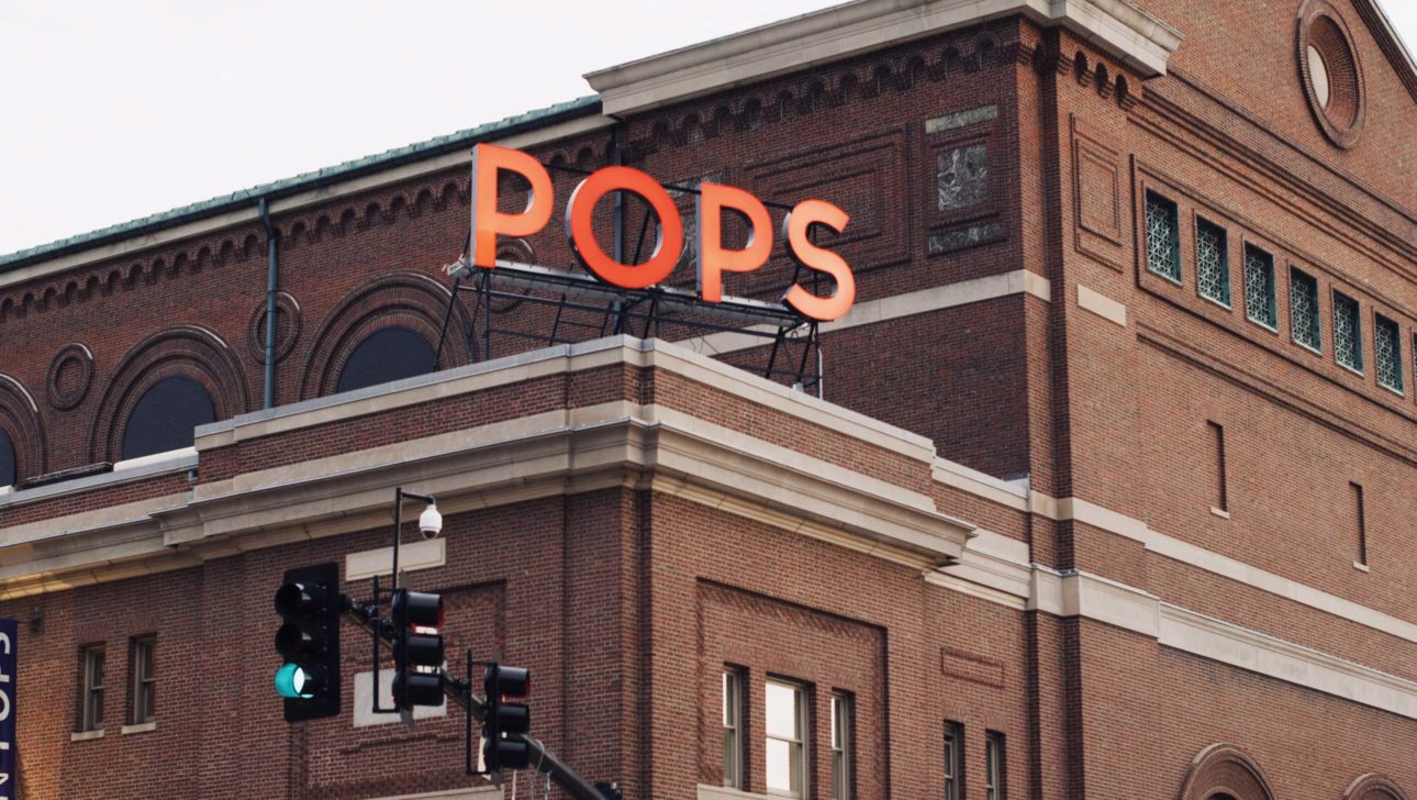 Boston Pops Neon Sign.